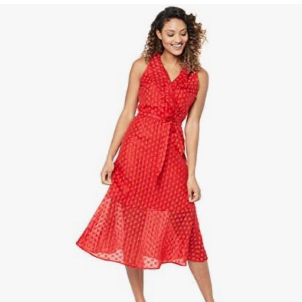 SHILLS the Label size XL Calibre dot wrap woman's dress